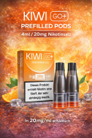 Kiwi Go+ Prefilled Pods 4ml/20mg