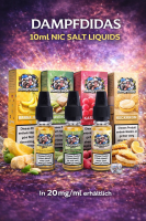Dampfdidas 10ml Nic Salt Liquids