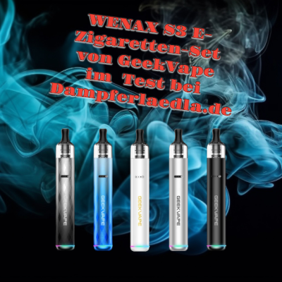 WENAX S3 E-Zigaretten-Set von GeekVape - WENAX S3 E-Zigaretten-Set von GeekVape