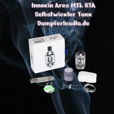 Innokin Ares MTL RTA Selbstwickler Tank  - Innokin Ares MTL RTA Selbstwickler Tank 
