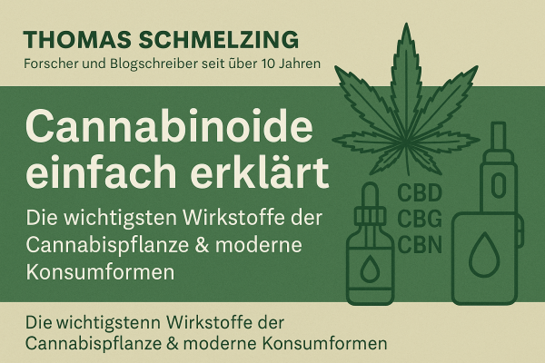 Thomas Schmelzing – Forscher und Blogschreiber seit über 10 Jahren: Cannabinoide &amp; Konsumformen verständlich erklärt - Cannabinoide erklärt | Konsumformen &amp; Wirkung