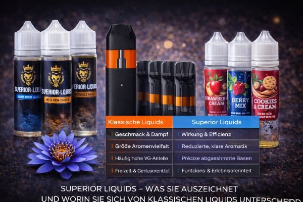 Superior Liquids – was sie auszeichnet und worin sie sich von klassischen Liquids unterscheiden - Superior Liquids | Vape Liquids mit Hanfextrakt &amp; Cannabinoiden