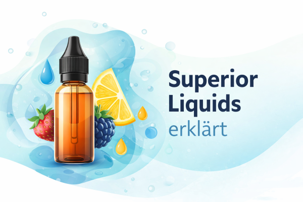 Superior Liquids erklärt – was macht Premium Vape Liquids so besonders? - Superior Liquids erklärt – Premium Vape Liquids verständlich erklärt