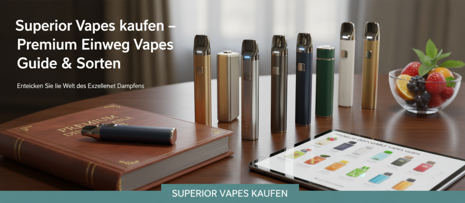 Superior Vapes kaufen – Wirkung, Sorten &amp; Vape Guide - Superior Vapes kaufen – Premium Einweg Vapes Guide &amp; Sorten