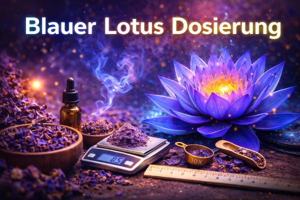 Blauer Lotus Dosierung – Wie viel Nymphaea Caerulea ist sinnvoll? - 