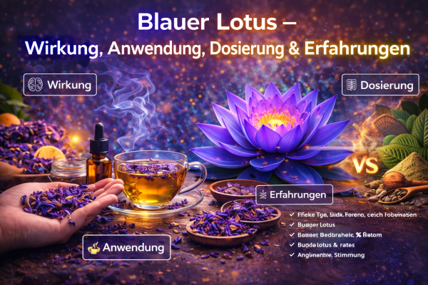 Blauer Lotus – Wirkung, Anwendung, Dosierung &amp; Erfahrungen - Blauer Lotus – Wirkung, Anwendung, Dosierung &amp; Erfahrungen Guide
