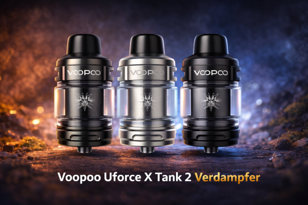 Voopoo Uforce X Tank 2 Verdampfer – Der moderne Subohm-Tank für starken Geschmack - Voopoo UFORCE X Tank 2 Verdampfer – Subohm-Tank mit PnP X Coils für DL &amp; RDL