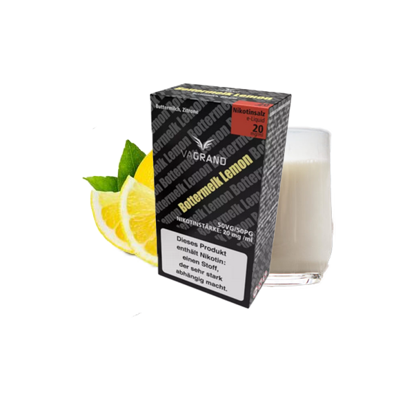 Vagrand - Bottermelk Lemon - Nikotinsalz Liquid