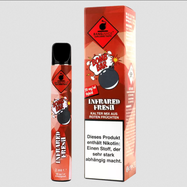 BangJuice Bomb Bar - Einweg E-Zigaretten Disposable INFRAREDFRESH