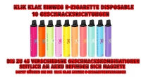 Klik Klak Einweg E-Zigarette Blue Sour Raspberry