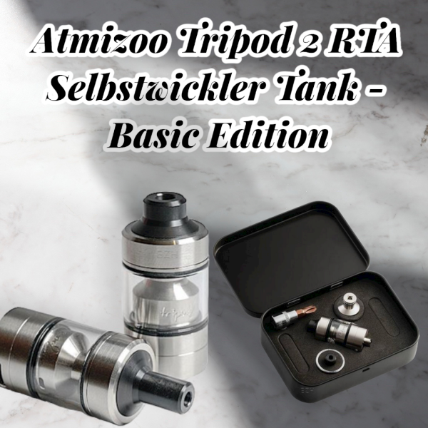 Atmizoo Tripod 2 RTA Selbstwickler Tank - Basic Edition