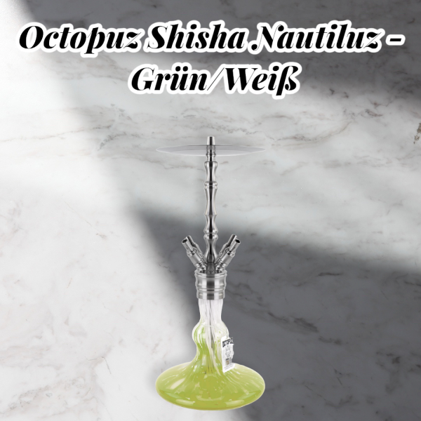 Octopuz Shisha Nautiluz - Grün/Weiß