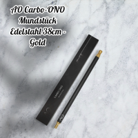 AO Carbo-ONO Mundstück Edelstahl 38cm - Gold