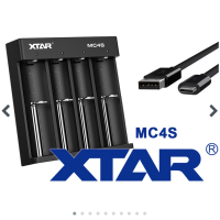 Xtar MC4S – kompaktes 4-Schacht Ladegerät