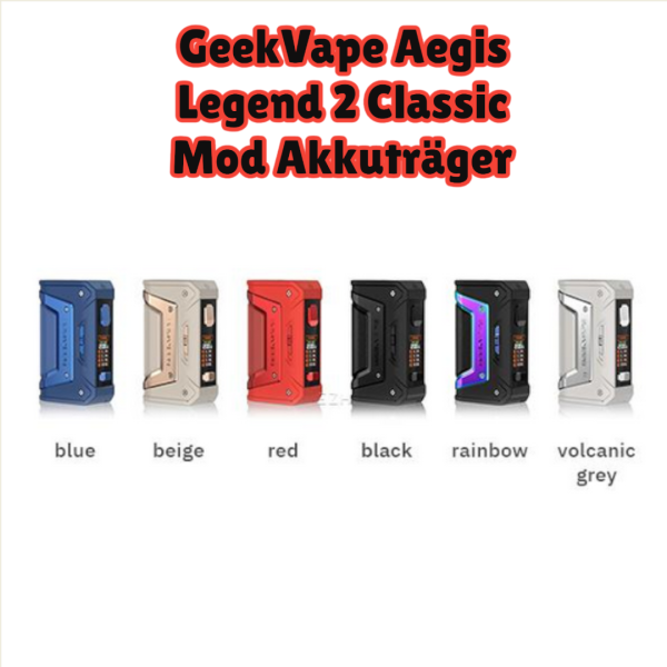 GeekVape Aegis Legend 2 Classic Mod Akkuträger
