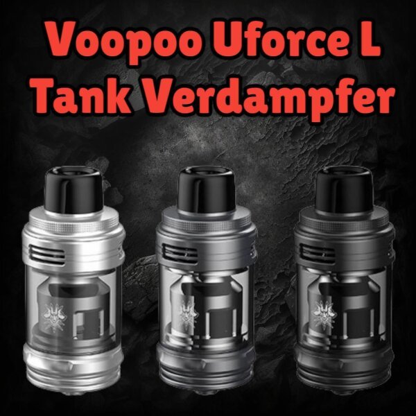 Voopoo Uforce L Tank Verdampfer Schwarz