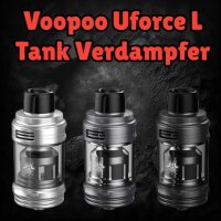 Voopoo Uforce L Tank Verdampfer Schwarz