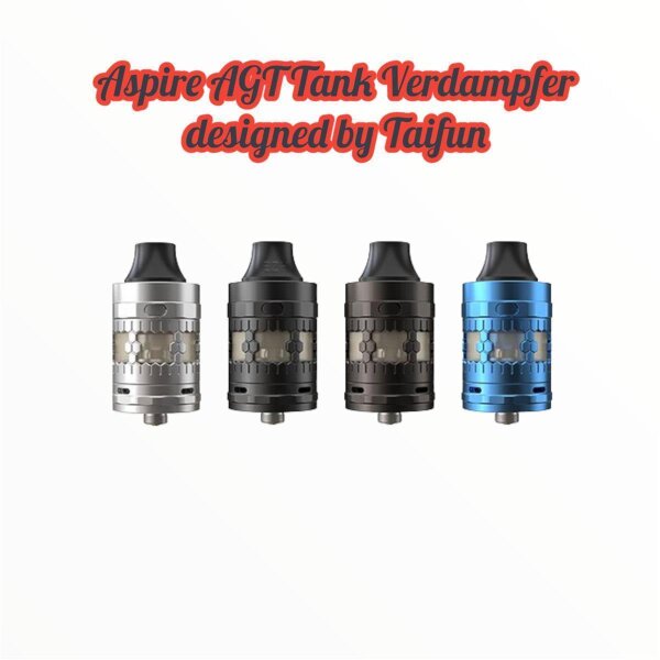 Aspire AGT Tank Verdampfer designed by Taifun black