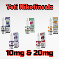 Yeti Nikotinsalz 10mg & 20mg 10ml Strawberry 10 mg