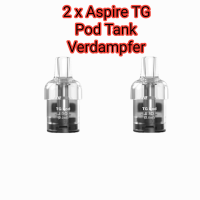 2x Aspire TG Pod Tank Verdampfer 0.8 OHM