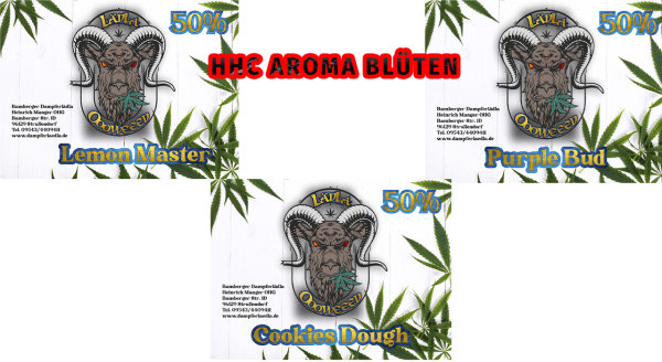 Lädla Ooo HHC Gras Blüten Weed 50% HHC Green Bomb 2G HHC P 25%