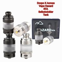 Dovpo X Across Vape Hazard RTA Selbstwickler Tank Gunmetal