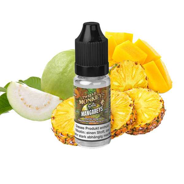 TWELVE MONKEYS Mangabeys Nikotinsalz Liquid 10 ml 20mg