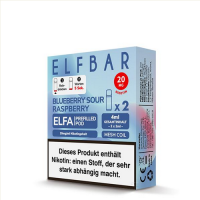 2x Elfbar ELFA CP Prefilled Pod - Blueberry Sour Raspberry