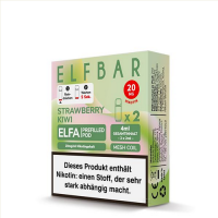 2x Elfbar ELFA CP Prefilled Pod - Strawberry Kiwi