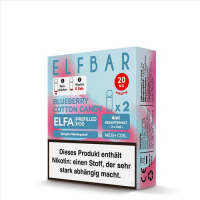 2x Elfbar ELFA CP Prefilled Pod - Blueberry Cotton Candy