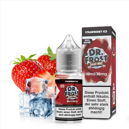 DR. FROST Ice Cold Strawberry Nikotinsalz Liquid 10 ml 20mg