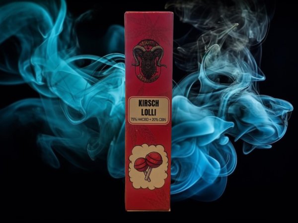 H4CBD Einweg Vape Disposable 95% 1ml by Lädla Ooo Weed Kirschlolli Haze