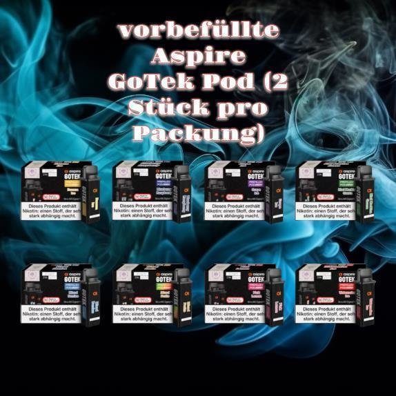 Aspire GoTek Pod (2 Stück pro Packung) Kiwi Markisa Guava