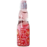 Hatakosen Ramune Strawberry Soda 200ml