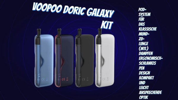 Voopoo Doric Galaxy Kit Silver White