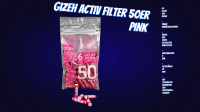 Gizeh Activ Filter 50er Pink