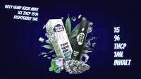 Holy Hemp Kush Mint Ice THCP 15%  Disposable 1ml