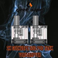 2x GeekVape S30 Pod Tank Verdampfer 0,6 Ohm