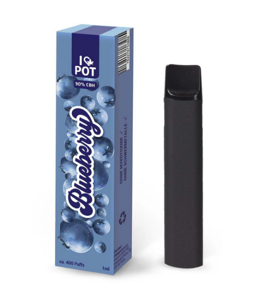 I Love Pot CBH Vape Pen 90% - 1ml Disposable Einweg E-Zigarette BLUEBERRY