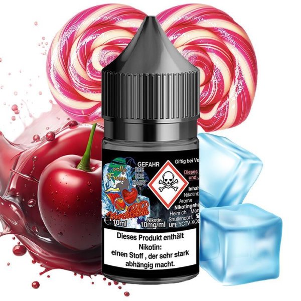 volle Fresse Kirschlolliii Ice Nikotinsalz 10mg/10ml Liqiud