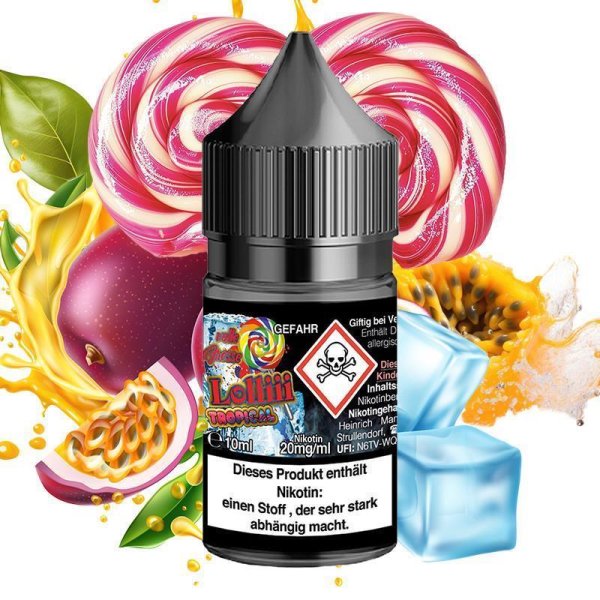 volle Fresse Tropicallolliii ICE Nikotinsalz 20mg/10ml Liqiud