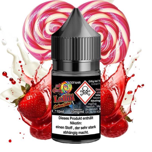 volle Fresse ErdbeerSahnelolliii Nikotinsalz 10mg/10ml Liqiud