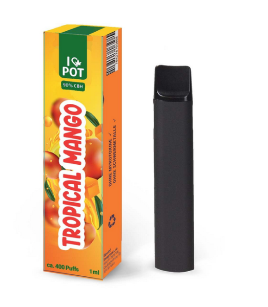 I Love Pot CBH Vape Pen 90% - 1ml Disposable Einweg E-Zigarette Tropical Mango