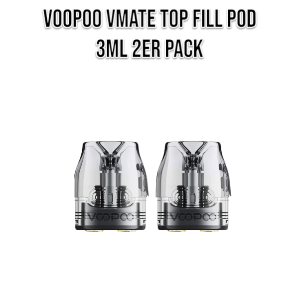 Voopoo VMATE Top Fill Pod 3ml 2er Pack 0.4 Ohm (18-30 Watt)