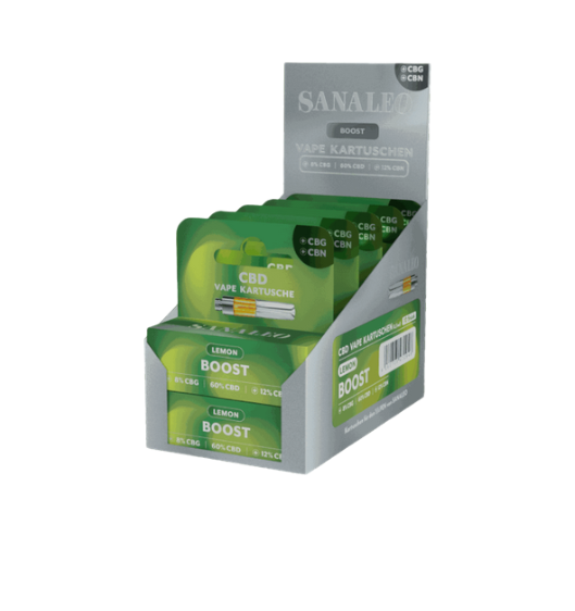 CBD-Kartusche Boost CBN CBG Lemon