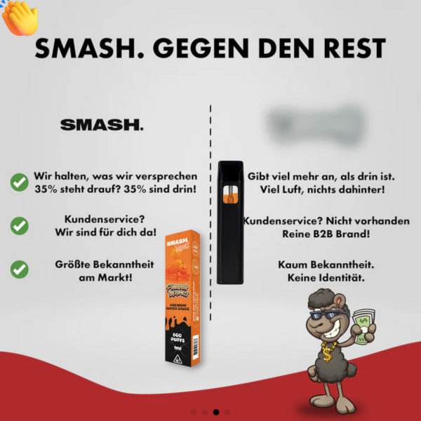 smash v2 vape wirkung Smash Vapes Super Sauce Vape - Pineapple Express