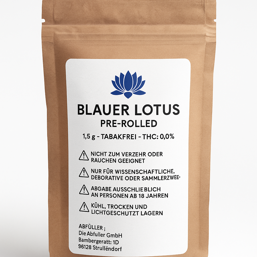 3x Blauer Lotus Pre-rooled Aroma Räucherstäbchen