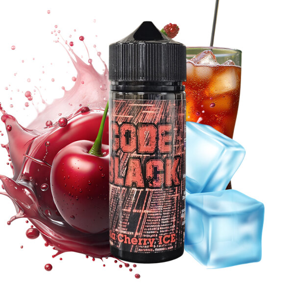 Code Black Cherry Cola Ice  by LädlaJuice 10ml Aroma Longfill
