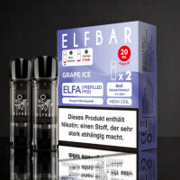 2x Elfbar ELFA CP Prefilled Pod - Grape Ice