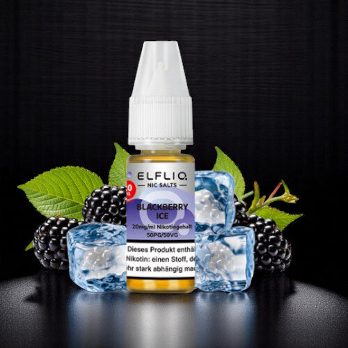 ELFBAR ELFLIQ Blackberry Ice Nikotinsalz Liquid 10 ml